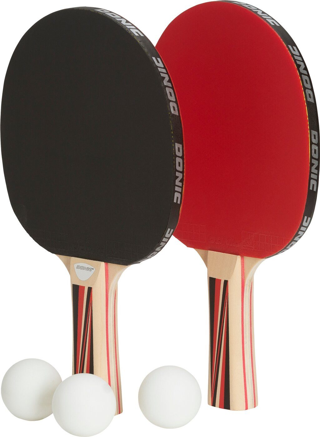 Donic Tischtennisschläger TT-Set TOP TEAMS 500 2er Set 2 x Schläger 500 AVS, Keine Farbe