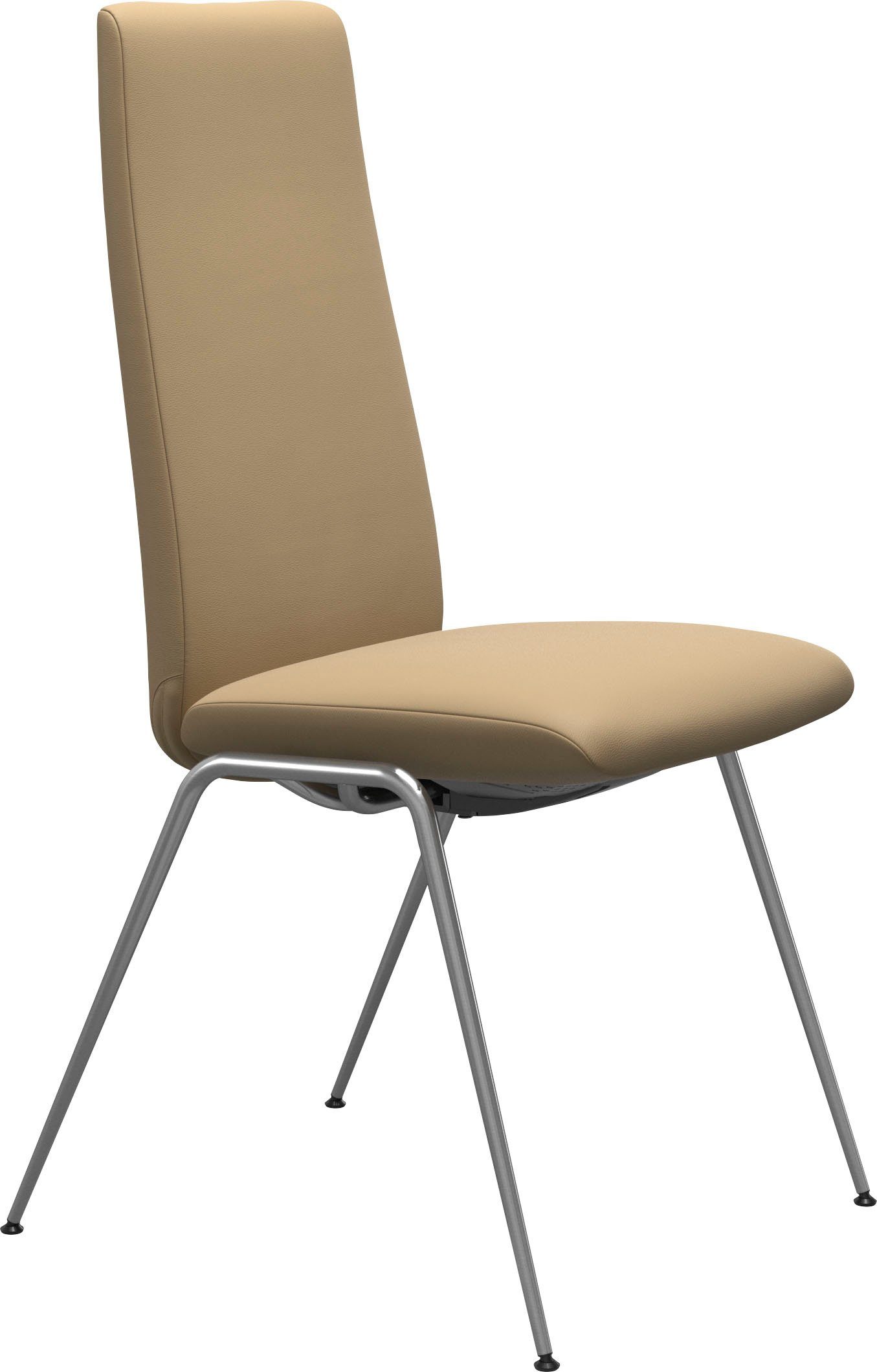 aus Polsterstuhl High Stressless® Beinen glänzend M, Back, Laurel, Chrom mit in Stahl Größe