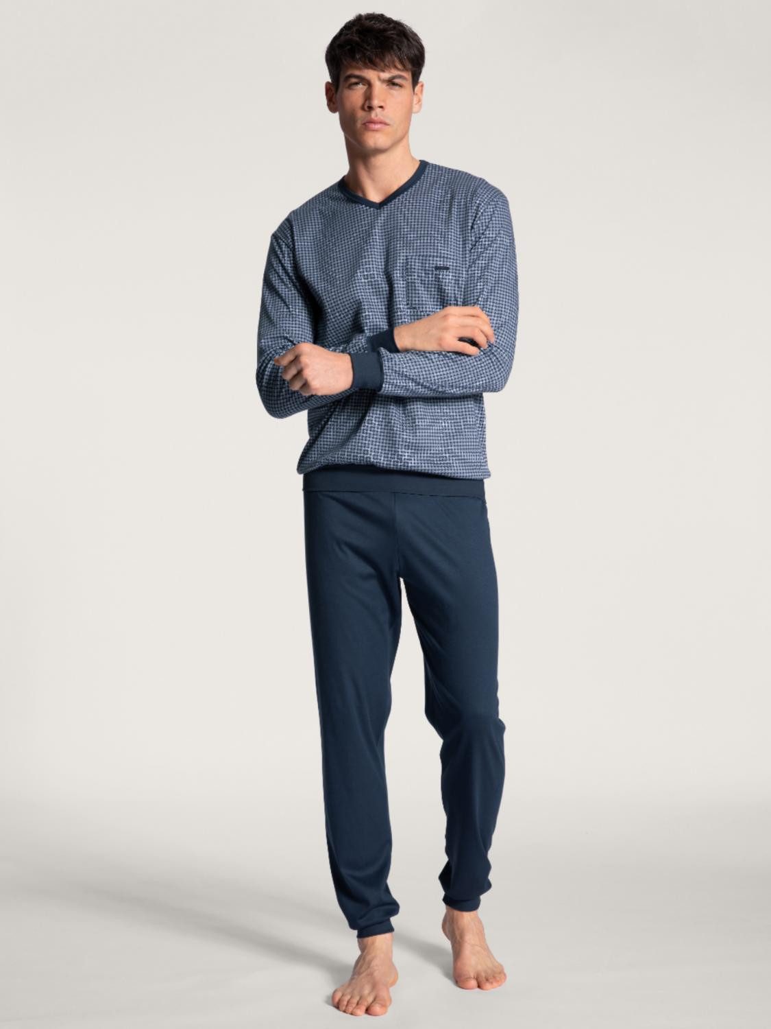 CALIDA Pyjama HERREN Pyjama mit Bündchen günstig online kaufen