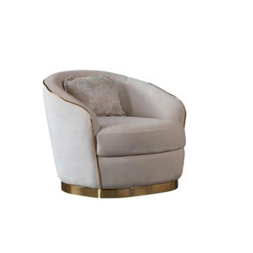 JVmoebel Sessel, Luxus Sessel Einsitzer Sofa Couch Polster Möbel 82x85x77cm Lehnstuhl | Einzelsessel