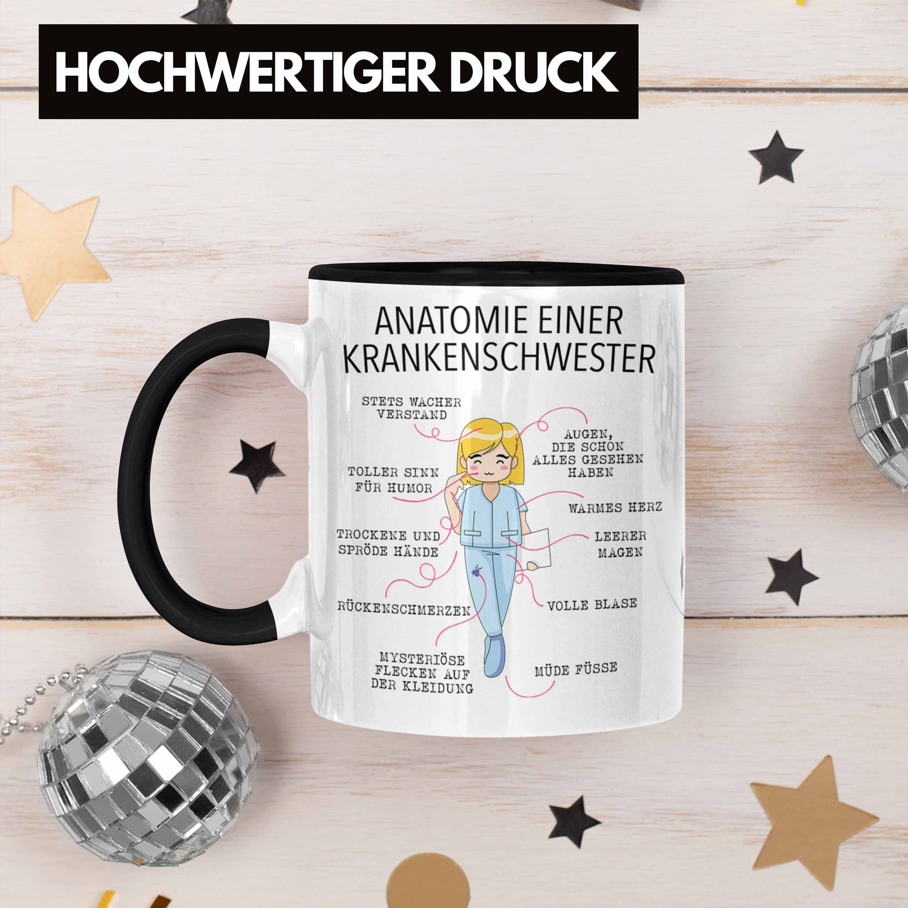Trendation Tasse Trendation - Anatomie Krankenschwester Tasse Geschenk Lustige Geschenk – Bild 3 von 5
