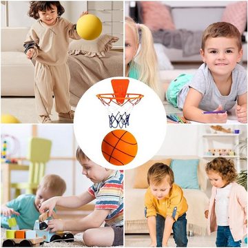 Welikera Hüpfspielzeug Spielzeug Basketball,Indoor-Kinderschläger Ball,Stumm,18cm/22cm/24cm