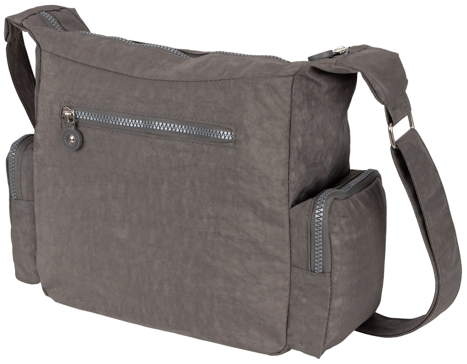 BAG STREET Umhängetasche Damentasche Umhängetasche Handtasche Schultertasche Taupe Grau, als Schultertasche, Umhängetasche tragbar – Bild 5 von 5