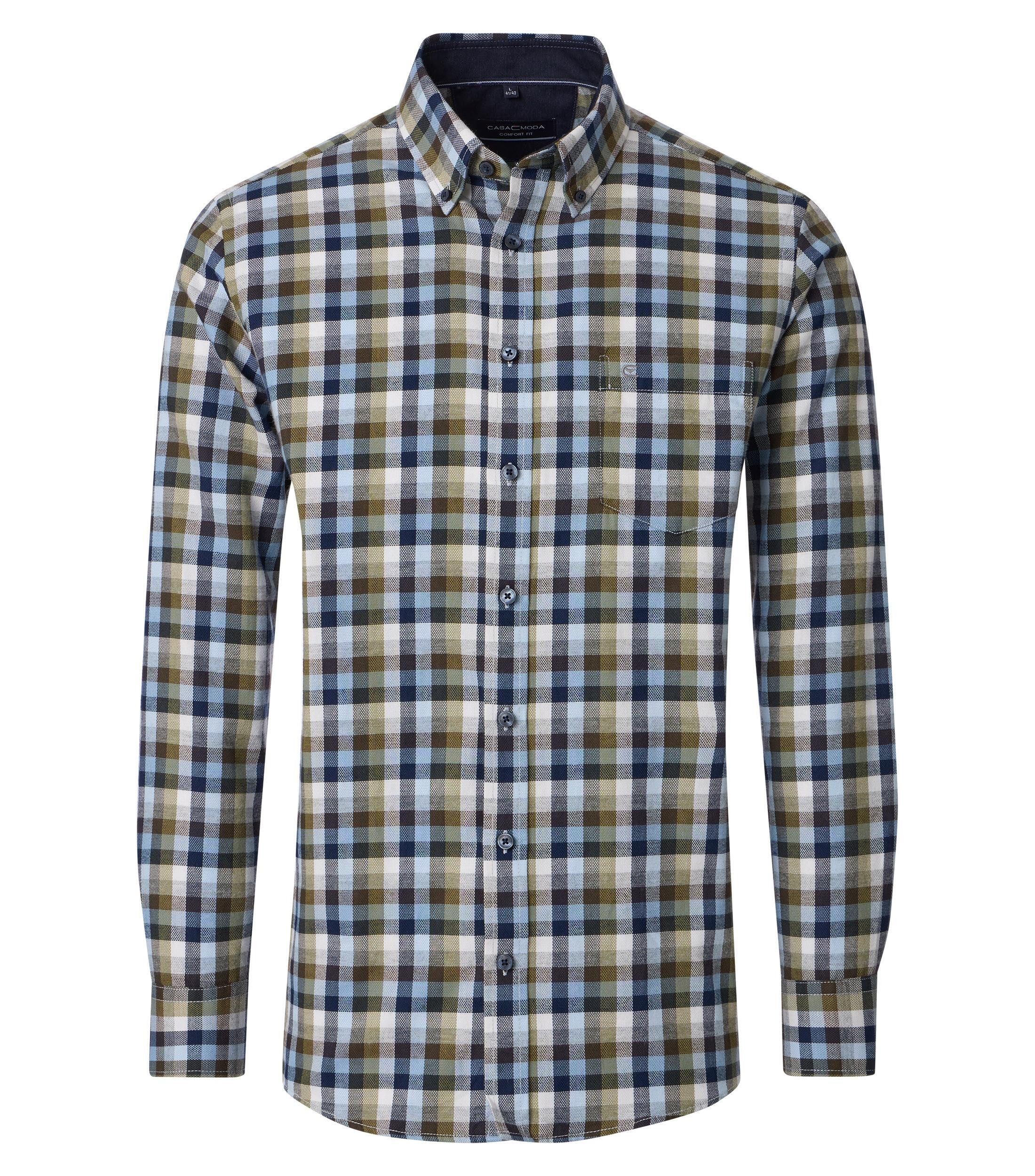 CASAMODA Langarmhemd CASAMODA Freizeithemd kariert günstig online kaufen