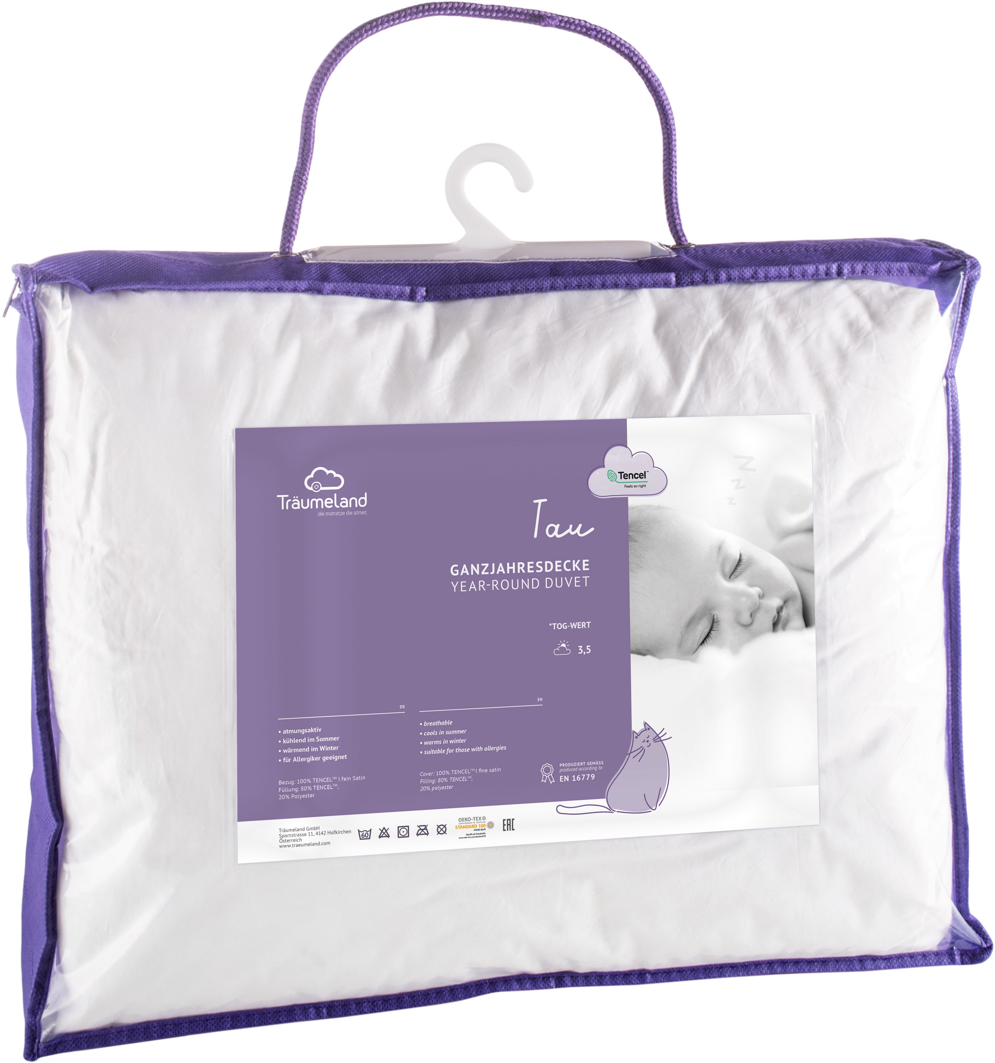 Träumeland Babybettdecke "Tau" 4-Jahreszeiten 1 Stk. tlg. günstig online kaufen