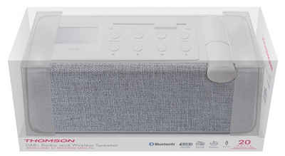 Thomson portabler Lautsprecher DAB-Radio DAB05 weiß grau TH357905 Portable-Lautsprecher