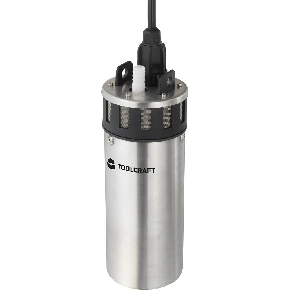 Gartenpumpe TOOLCRAFT TO-7159143 Tiefbrunnenpumpe 390 l/h 24 V/DC