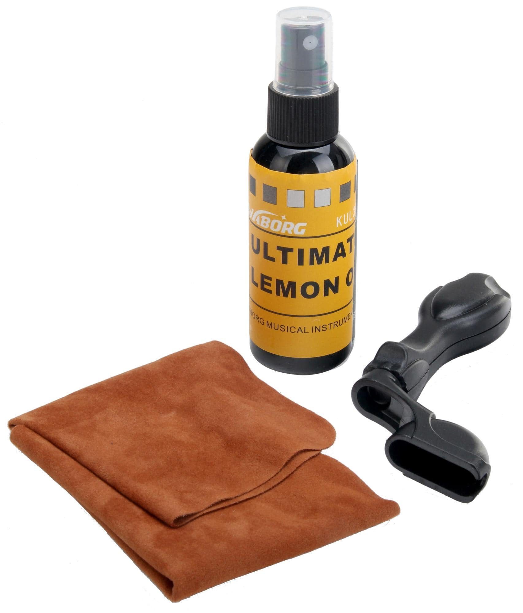 Rocktile Saiten GPS-4 Gitarrenpflegeset Griffbrettöl mit Limonenaroma ...