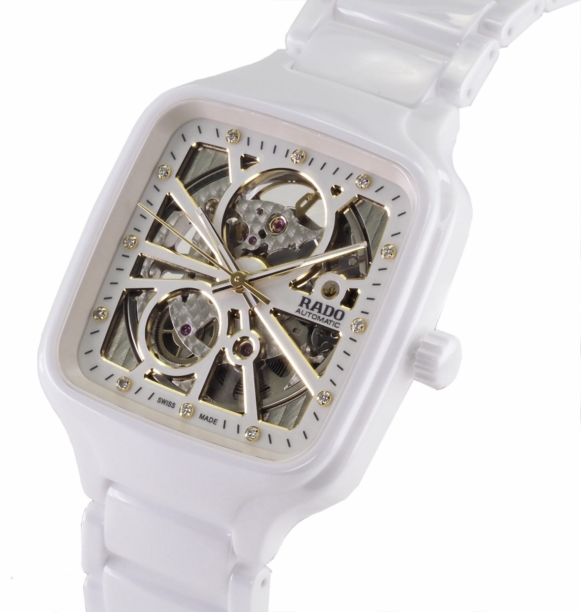 Rado Automatikuhr schweizer Unisex Uhr R27073702 True Square Ø 38 mm, 80 Stunden Gangreserve