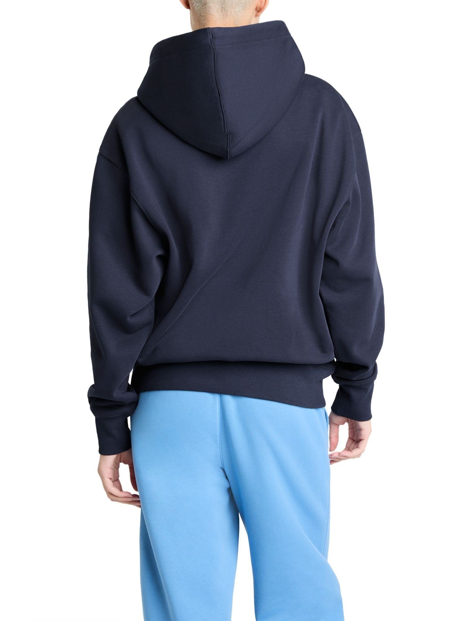 Fleece-Hoodie NAVY Esprit Sweatshirt (1-tlg) mit Logo Unisex