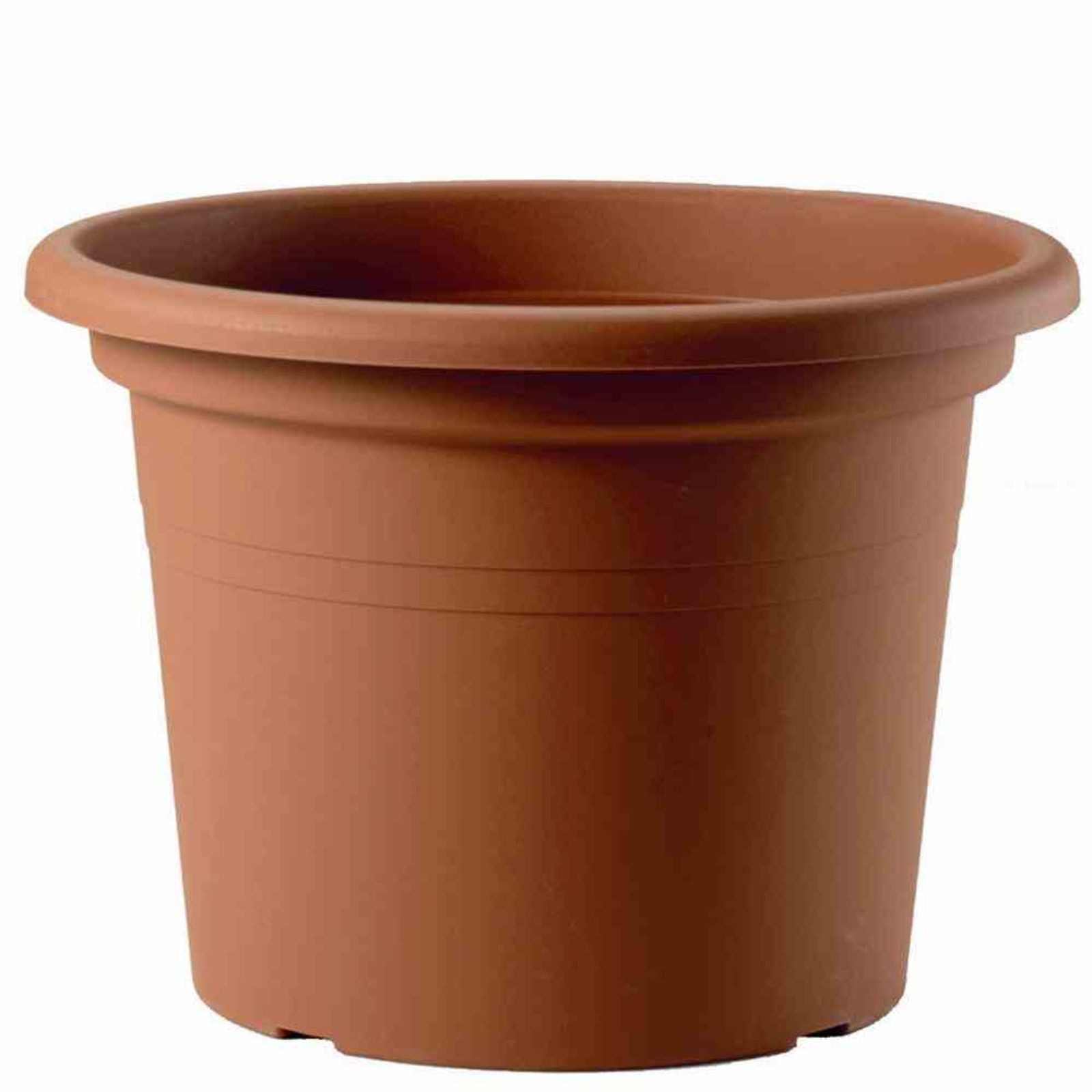 euro3plast Pflanzkübel Kübel CILINDRO 25 cm terra