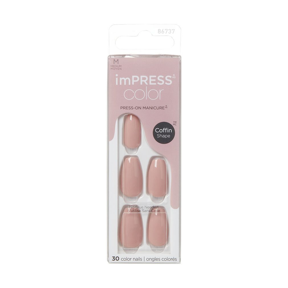 Kiss Kunstfingernägel Self-adhesive nails imPRESS Color MC Sumptuous 30 pcs