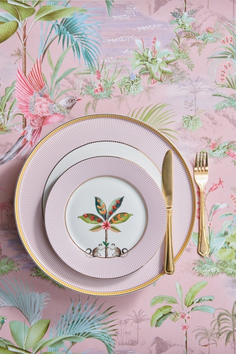 PiP Studio Speiseteller La Majorelle Pink Speiseteller 26,5 cm, Plate La Majorelle Pink 26.5cm