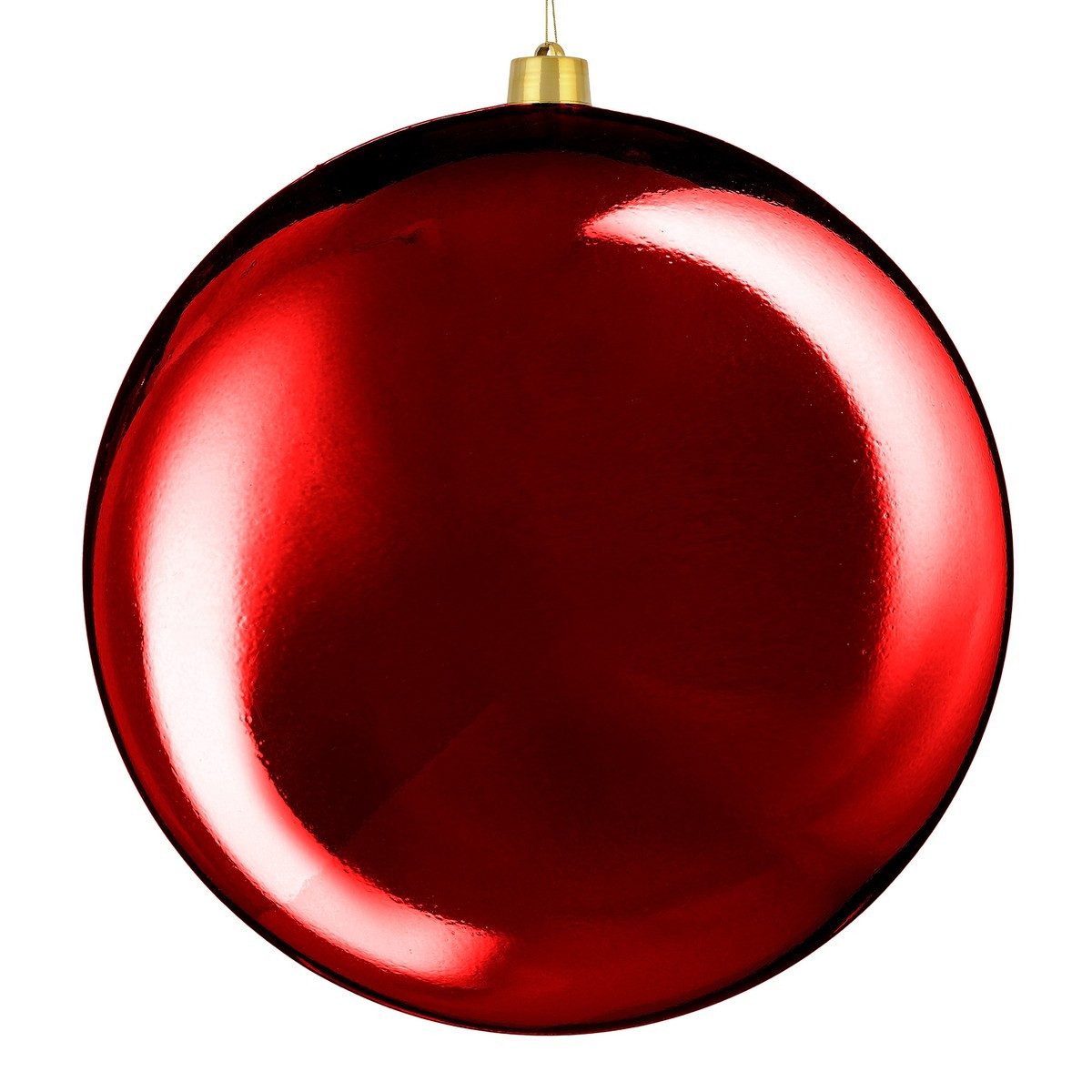 edelman Malstift Weihnachtskugel glänzend dunkelrot Ø50cm