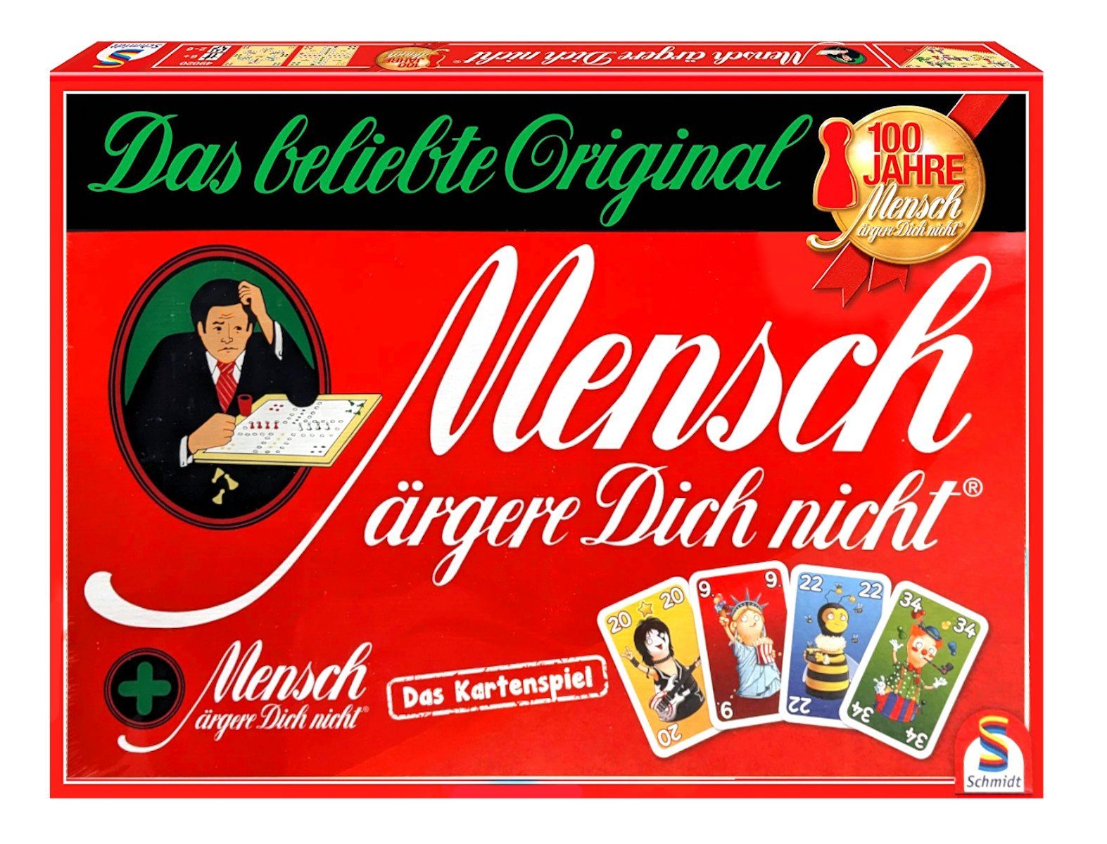 Schmidt Spiele Spiel, Brettspiel Mensch ärgere dich nicht (inkl. Kartenspiel )