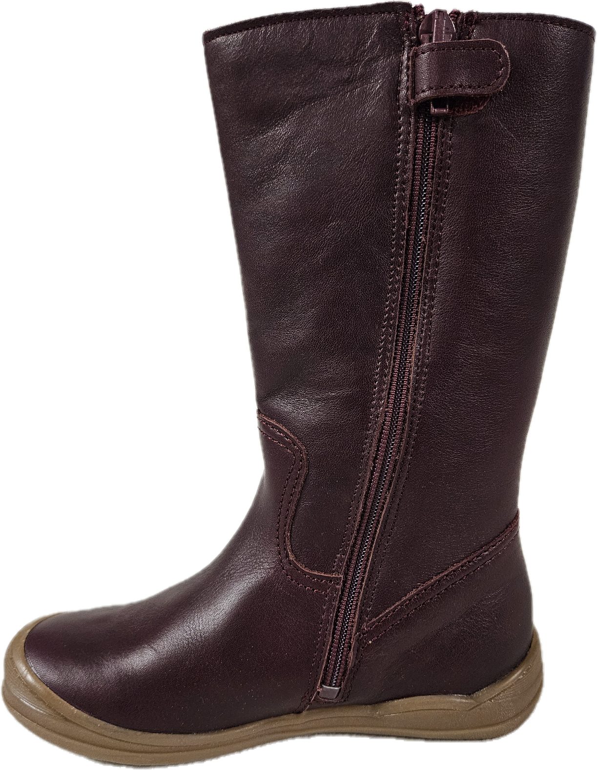Richter Stiefel Leder bordeaux Glattleder gefüttert Gr. 29 Winterstiefel aus echtem Leder