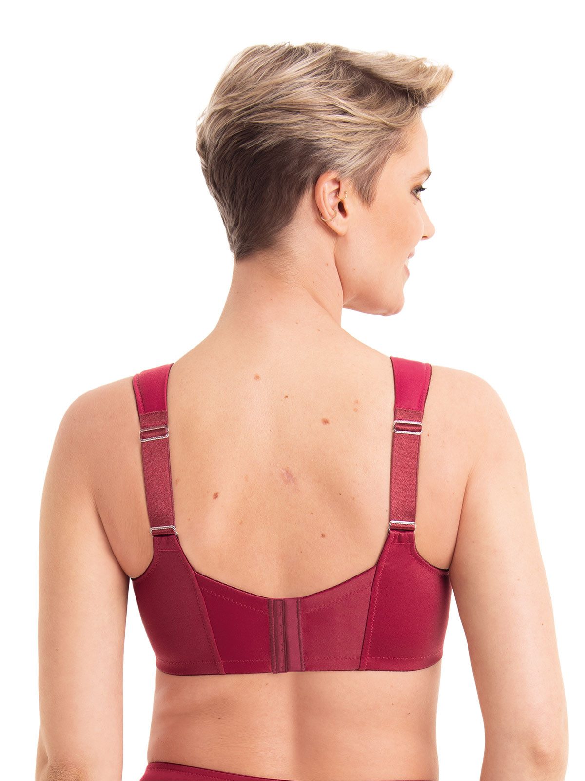 Anita since 1886 Entlastungs-BH Entlastungs BH ohne Bügel HAVANNA (Stück, 1-tlg) 3-teilige Schnittführung, Uni, Spitze