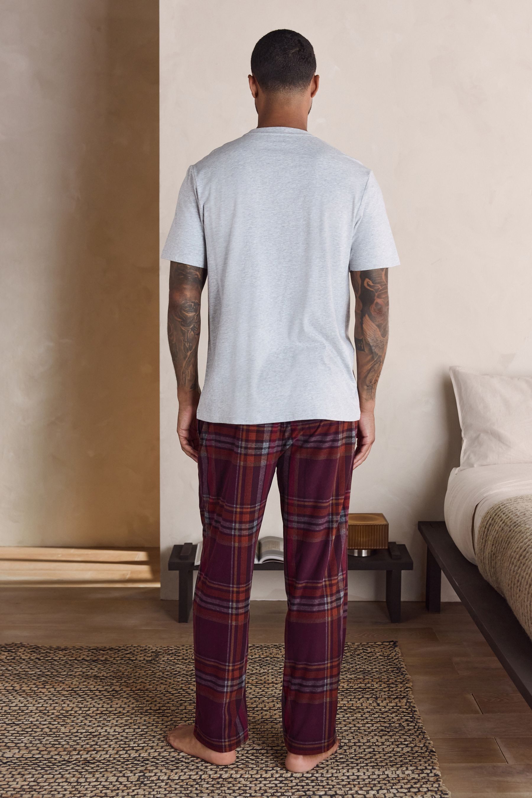 Next Pyjama Kurzärmeliger Schlafanzug mit Motionflex (2 tlg) günstig online kaufen