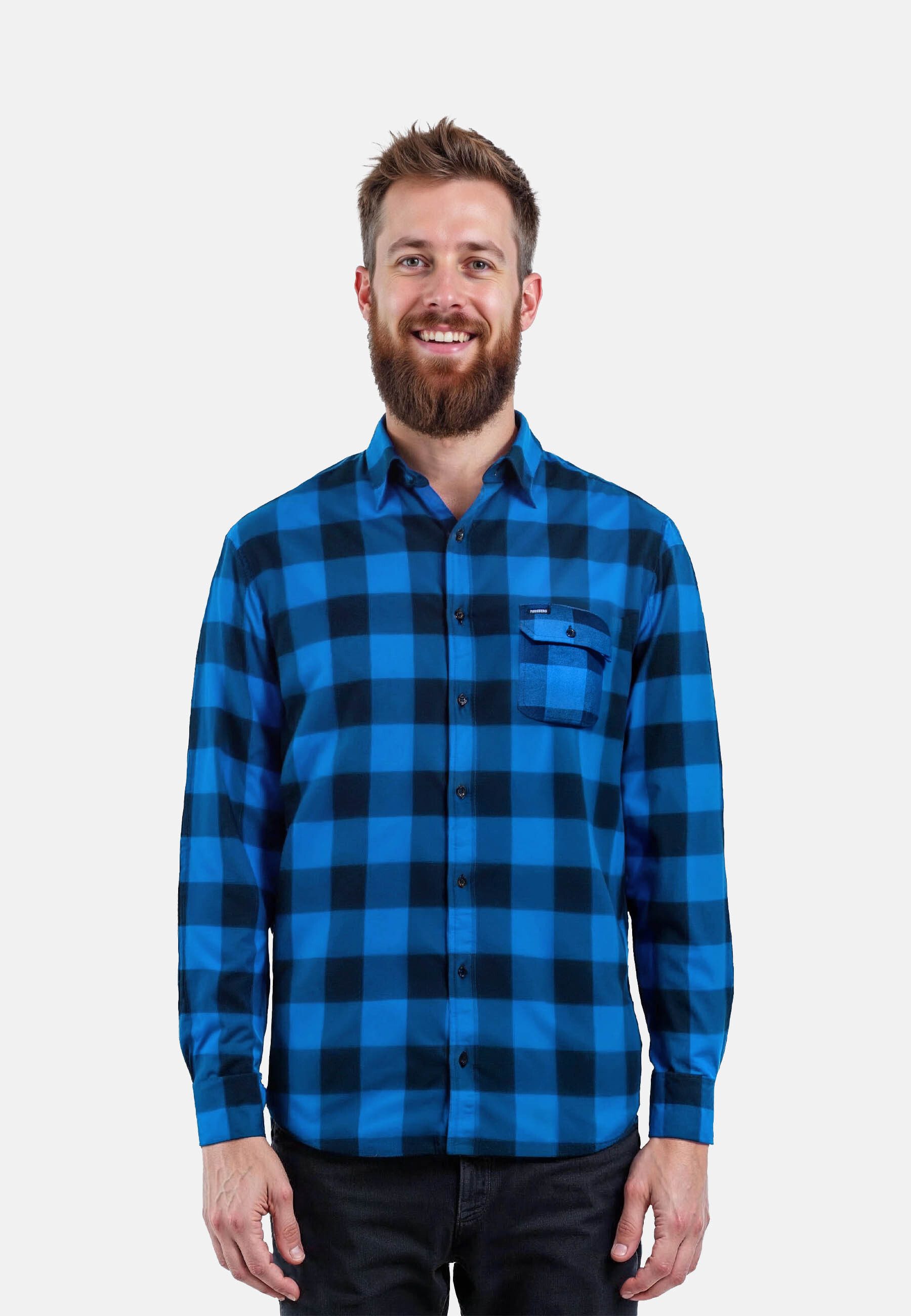 FORSBERG Langarmhemd Brisason leichtes Flanellhemd günstig online kaufen