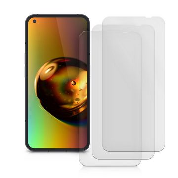 kwmobile Schutzfolie 3x Folie matt für Nothing Phone (1), (1-St), Schutzfolie Anti-Fingerabdruck Displayschutz Displayfolie entspiegelt