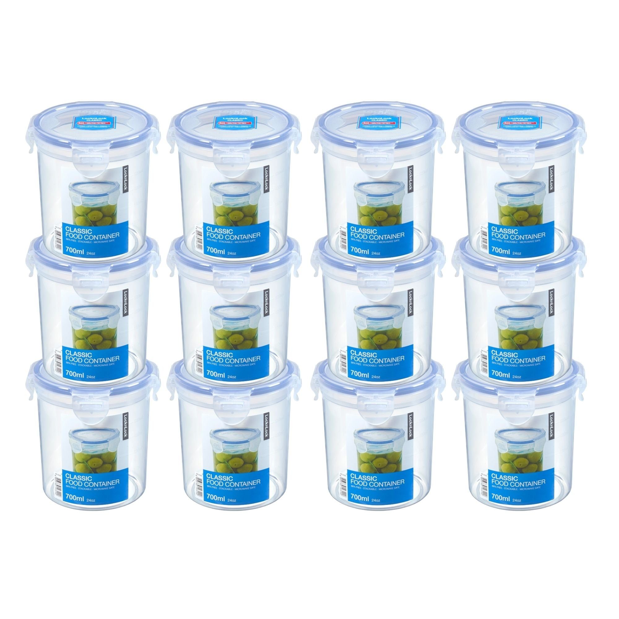 LocknLock Vorratsdose -, (12-tlg), Dose mit Deckel