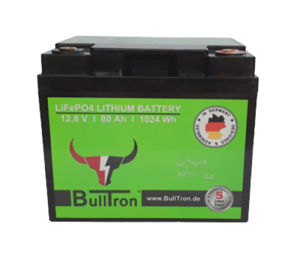 BullTron Batteriewächter 80Ah Polar LiFePO4 12.8V Smart BMS Bluetooth App Heizung