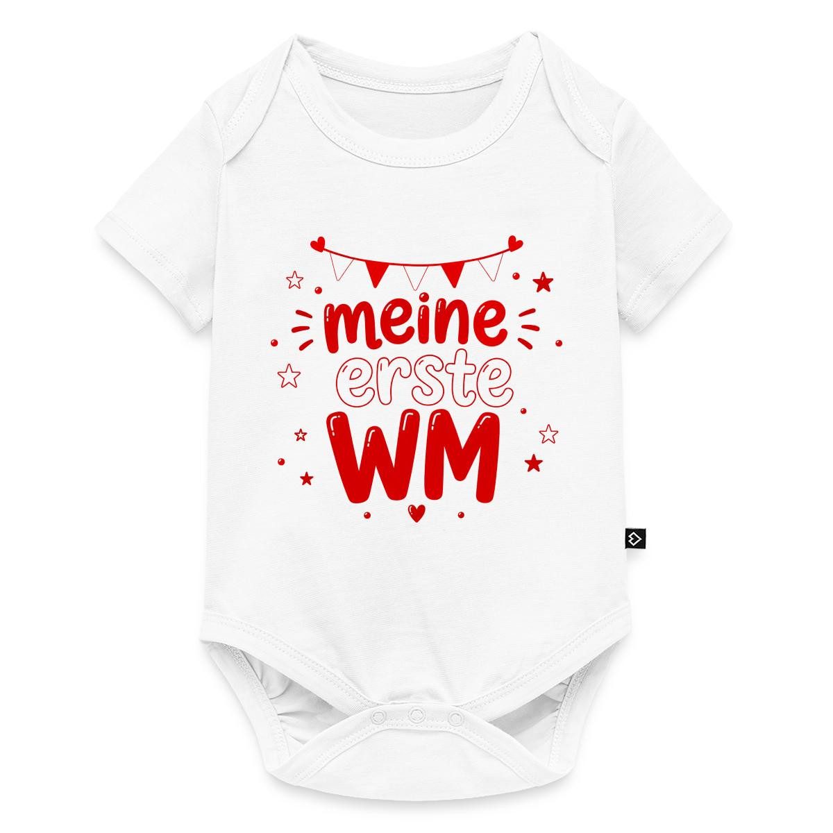 Kurzarmbody Meine Erste WM Österreich Fan Kurzarm Tages Baby Body