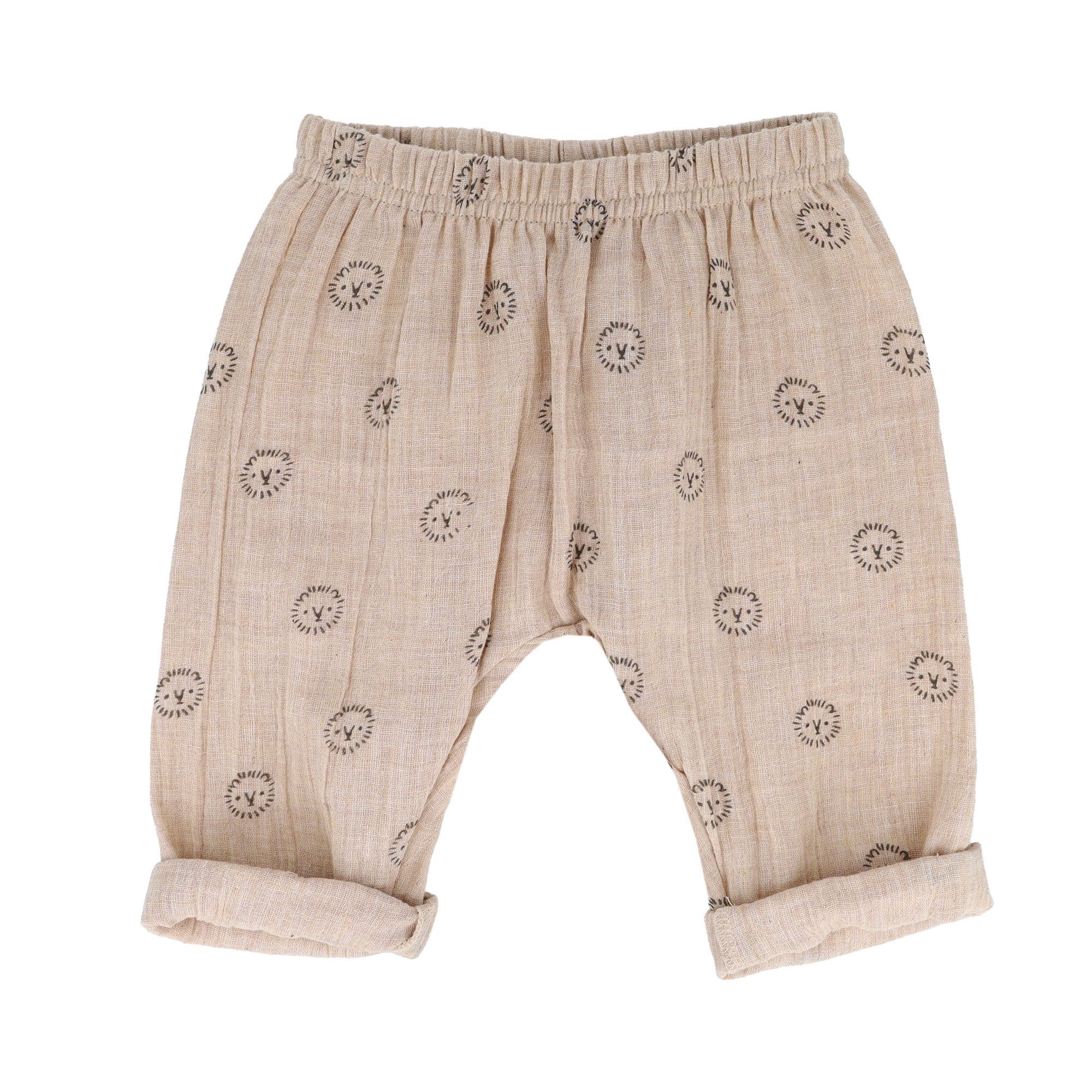 MAXIMO Schlupfhose mit Löwen- oder Regenbogenmotiv, mit Druck, leicht, bequem, Baumwolle
