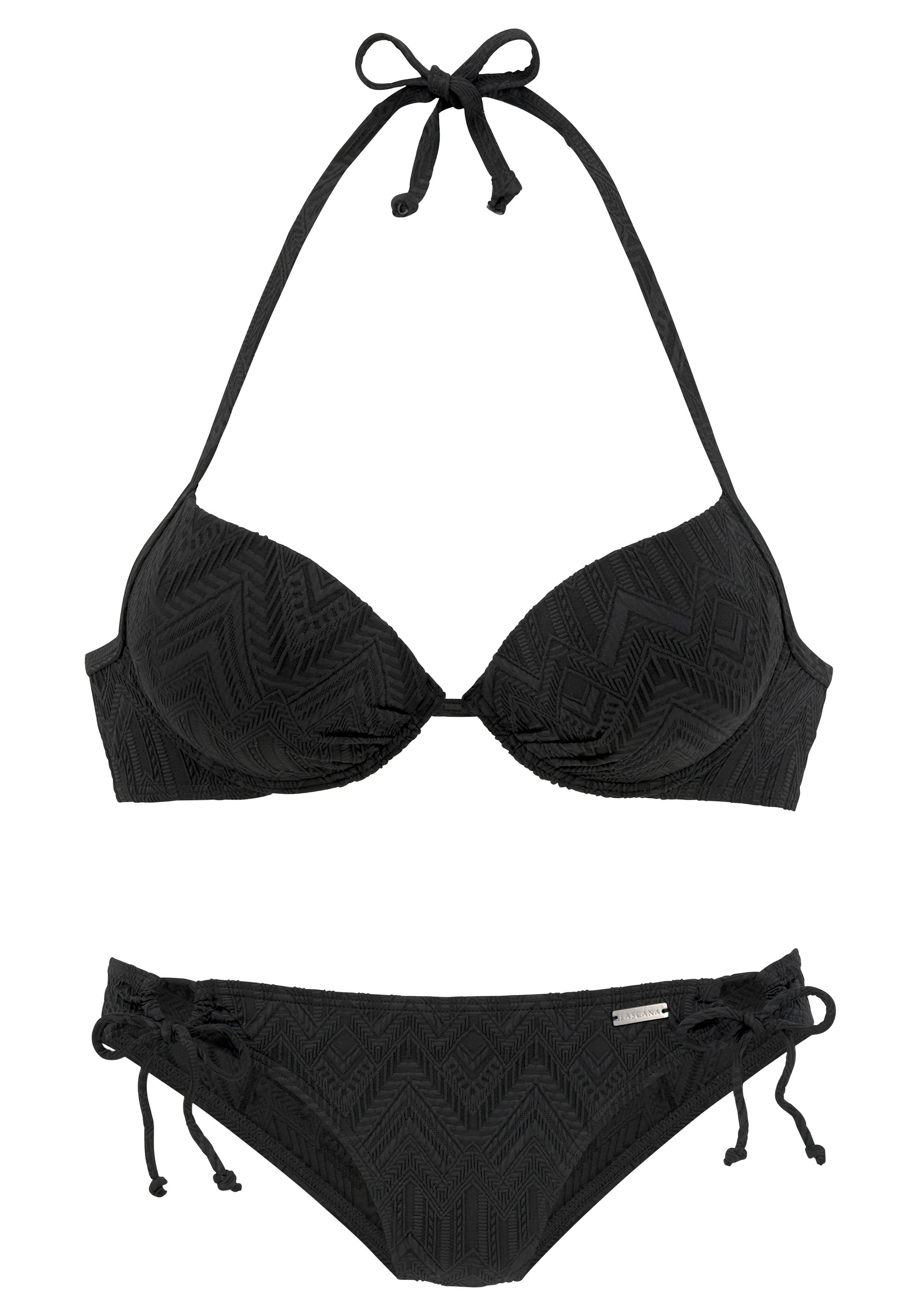 Buffalo Push-Up-Bikini mit modischer Struktur günstig online kaufen