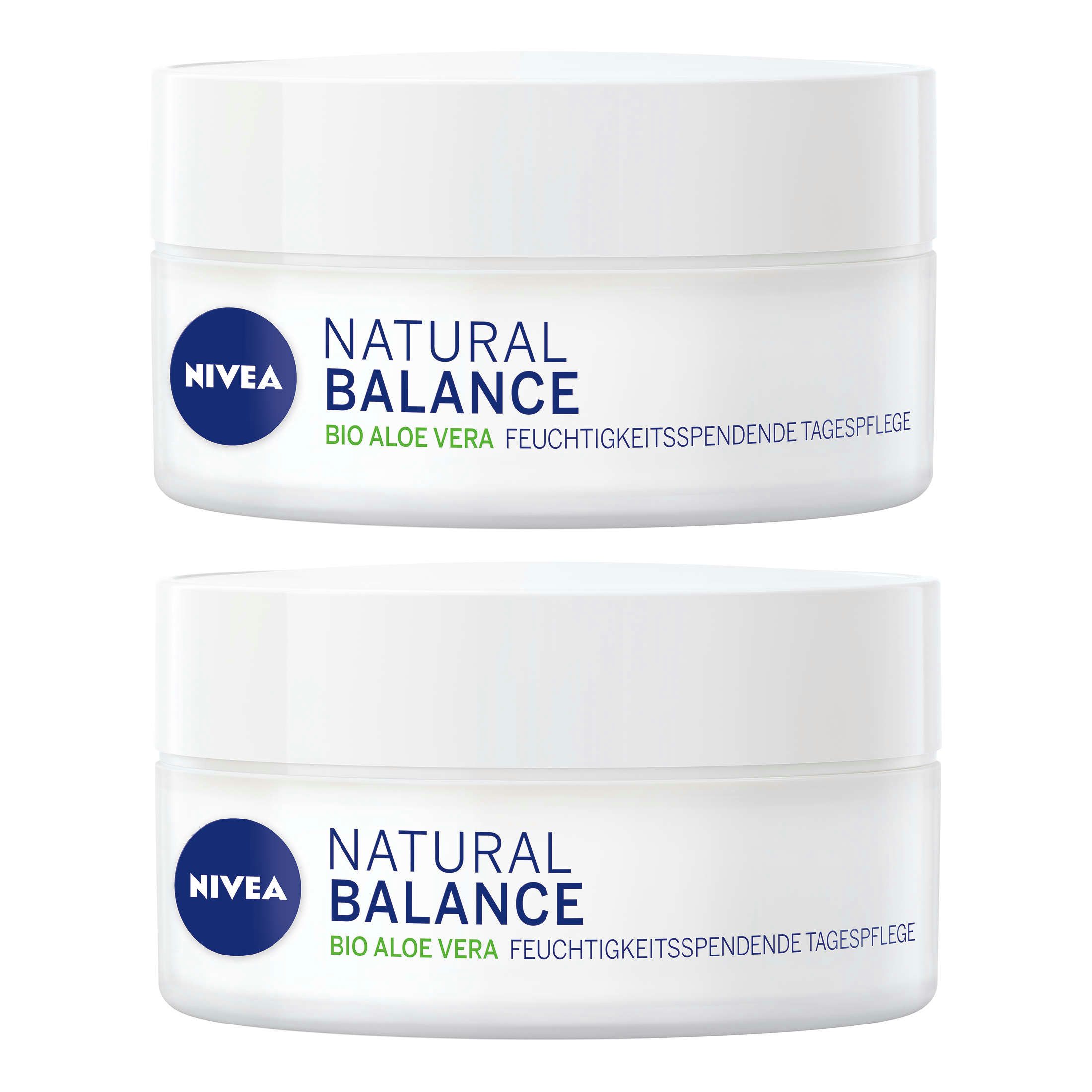 Tagescreme Natural Balance feuchtigkeitsspendend 24h Feuchtigkeit 2 x 50ml