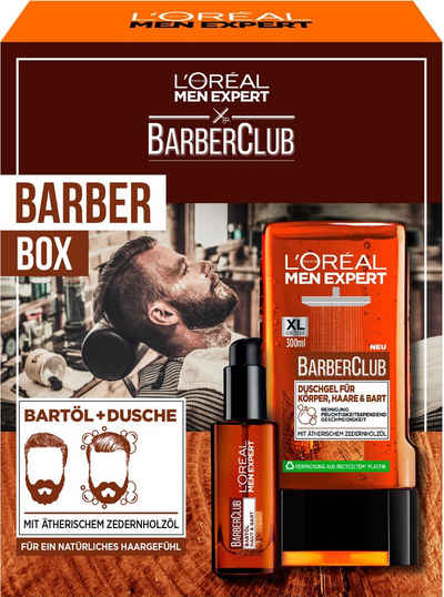 L'ORÉAL PARIS MEN EXPERT Bartpflege-Set »Barber Club Box Geschenkset«, 2-tlg.