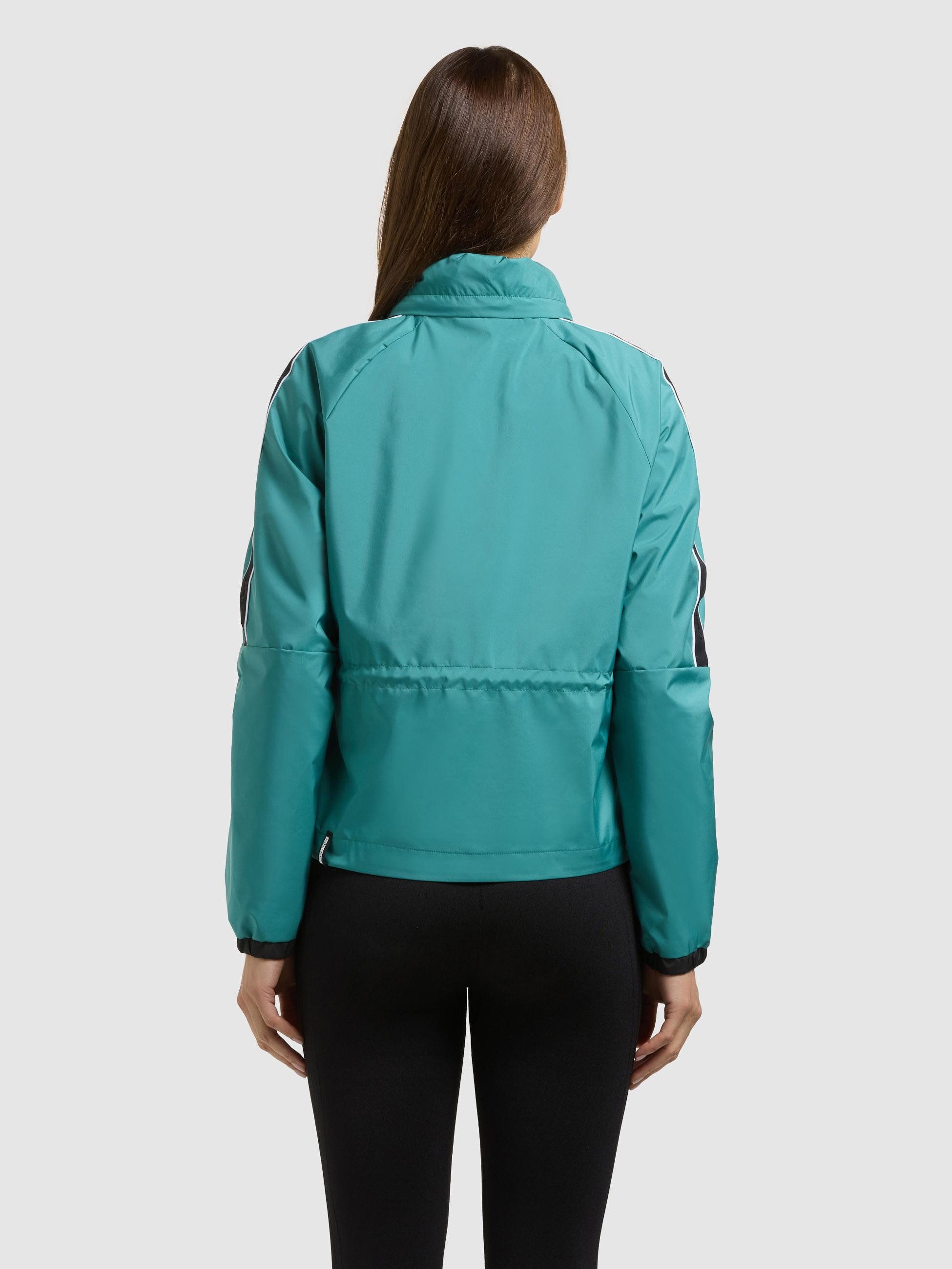 khujo Windbreaker Olia Übergangsjacke mit im Kragen verstaubarer Kapuze