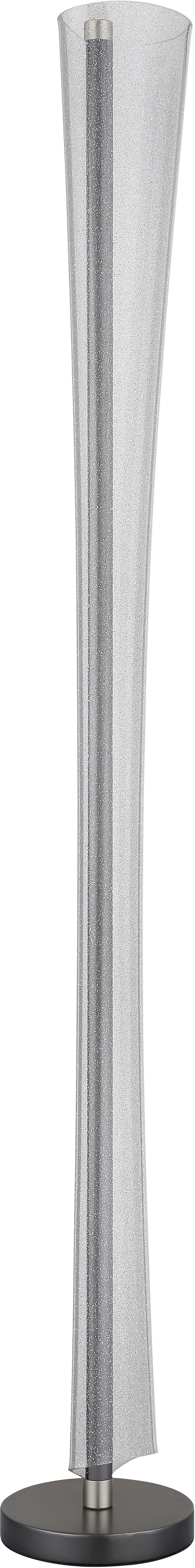 GLOBO LIGHTING Stehlampe MALINDA, LED fest integriert, Anthrazit Stehleuchte mit Acryl klar und Memoryfunktion, LED 48W