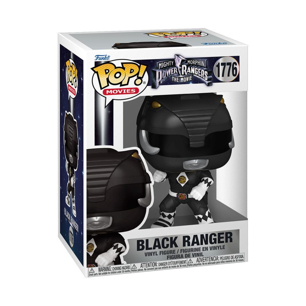 Funko Merchandise-Figur Power Rangers - Der Film POP! Movies Vinyl Figuren Black Ranger 9 cm