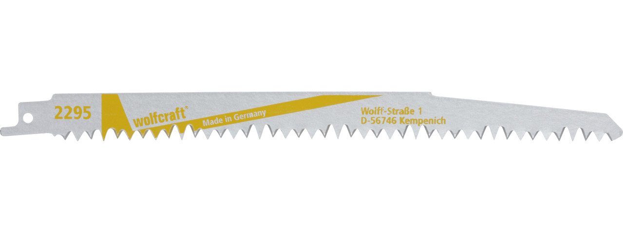 Wolfcraft Säbelsägeblatt Wolfcraft Säbelsägeblatt-Set 210 mm HCS 2 Stück