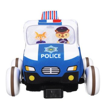 Insma Spielzeug-Auto, RC Polizeiauto mit Lenkrad und Krabbelmatte ab 2 Jahren