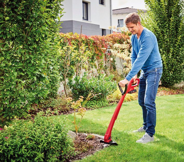 Einhell Akku-Rasentrimmer GC-CT 18/24 Li P-Solo, 24 cm Arbeitsbreite Messer, ohne Akku und Ladegerät – Bild 2 von 5