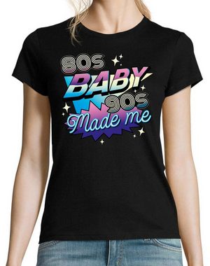 Youth Designz T-Shirt 80'S BABY 90'S Made me Damen Shirt mit Trendigem Retro Look
