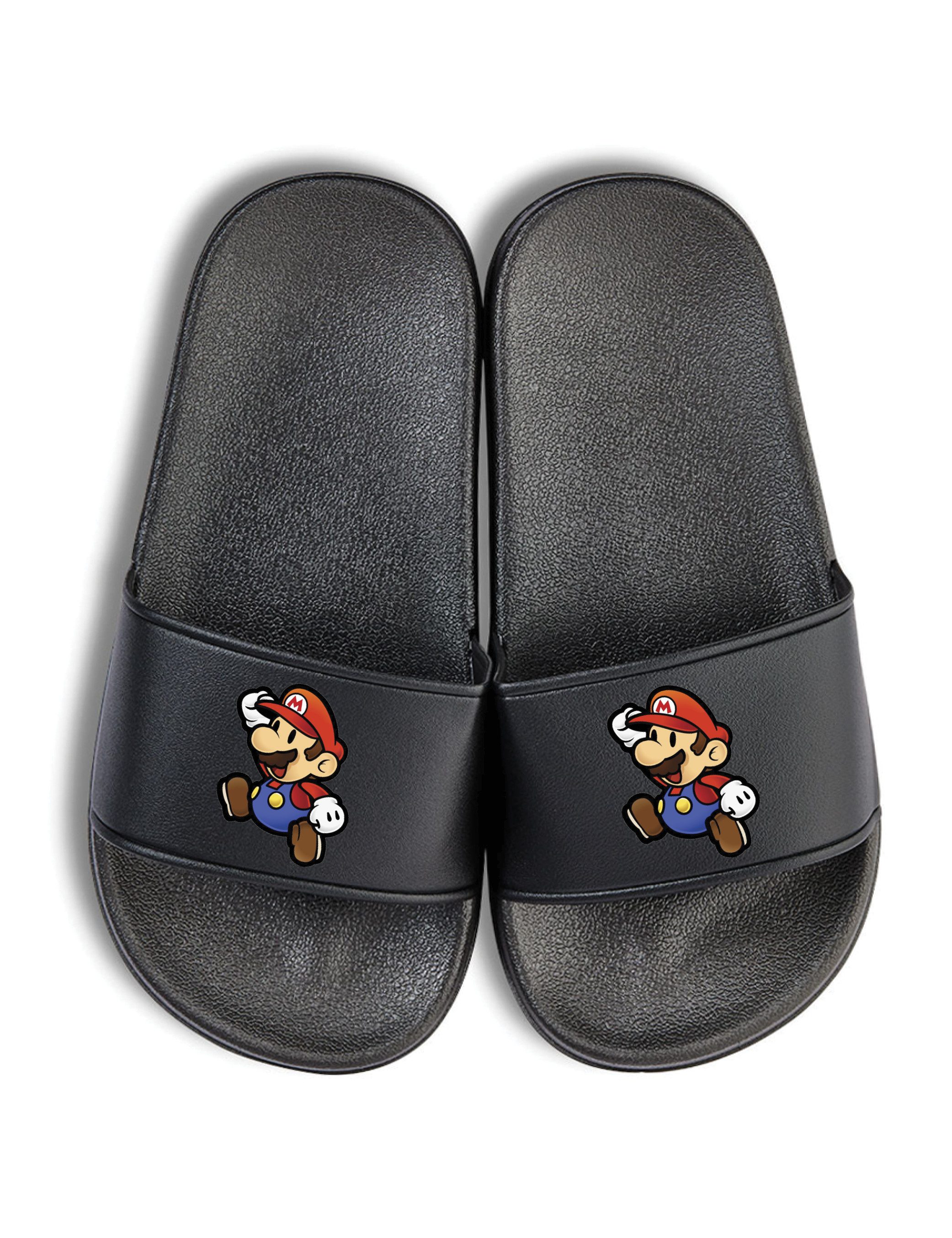 Youth Designz Mario Kinder Тапочки Flip Flops Badeschuh mit lustigen Print für Jungen und Mädchen