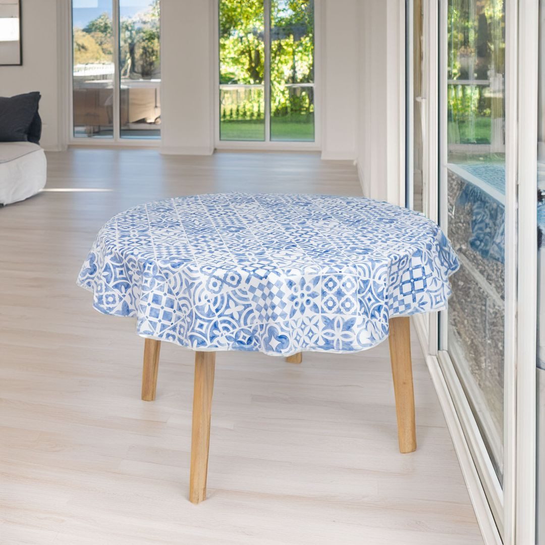 laro Tischdecke 140cm runde Wachstuchtischdecke mit günstig online kaufen