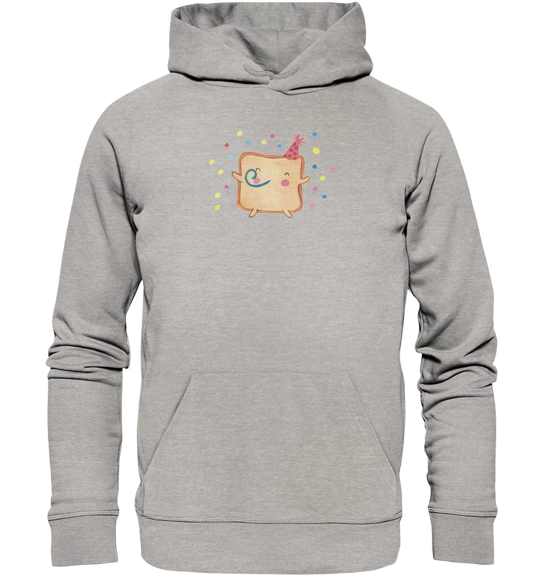 MR. & MRS. PANDA Hoodie Größe XXL Toast Party - Heather Grey - Geschenk, Kapuzenpullover, Jah (1-tlg) Besonders weich mehr