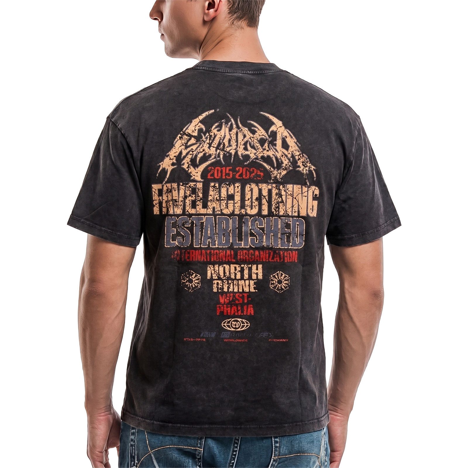 Favela T-Shirt T-Shirt Favela Wall Distressed
