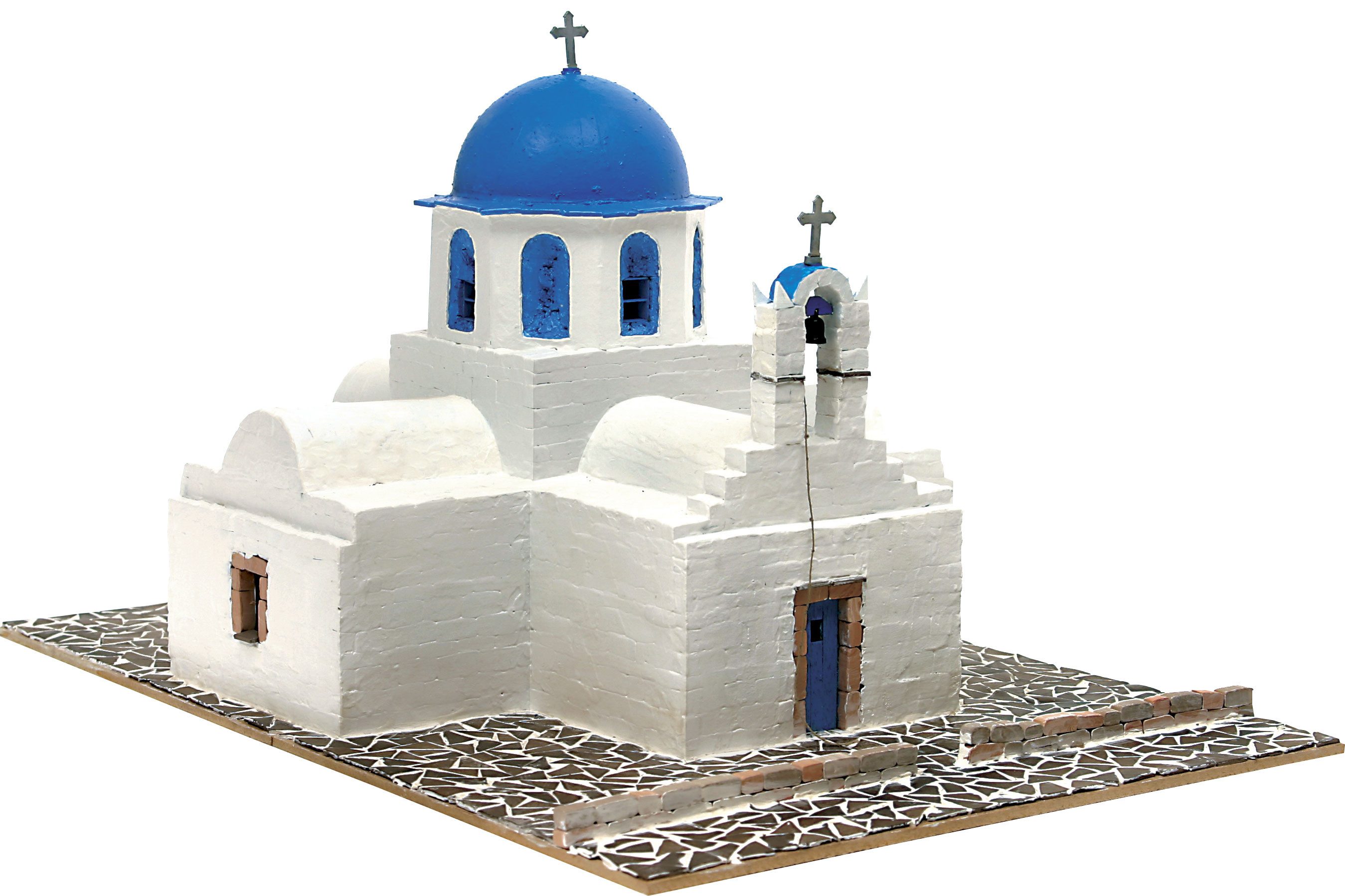 Domus Kits Modellbausatz Agios Nikolaos, Maßstab 1:50, (Modellbausatz, 1990-tlg., Kirche), Made in Europe