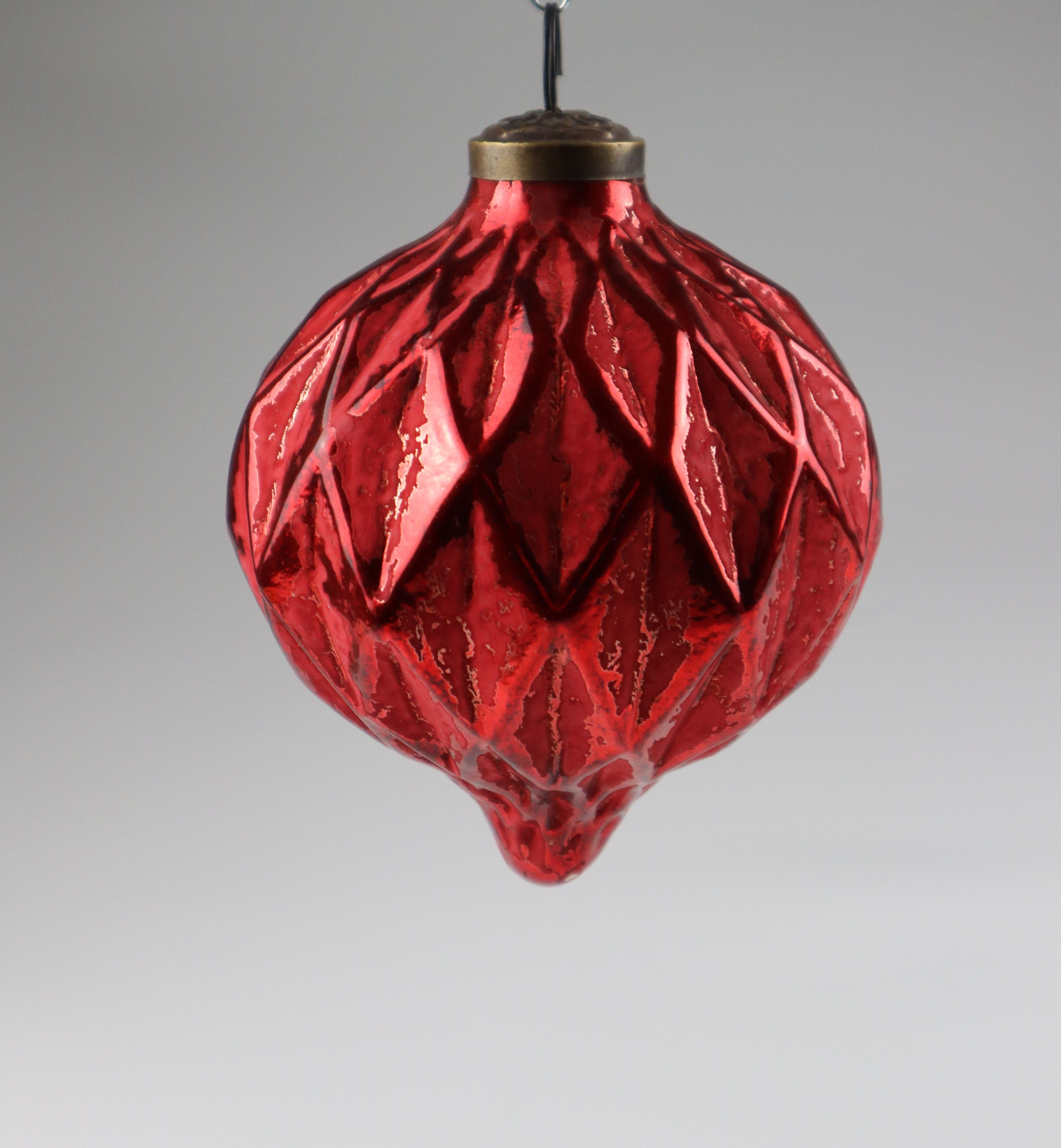 AM Design Christbaumschmuck aus Glas, Ø: 12 cm, 3er Set