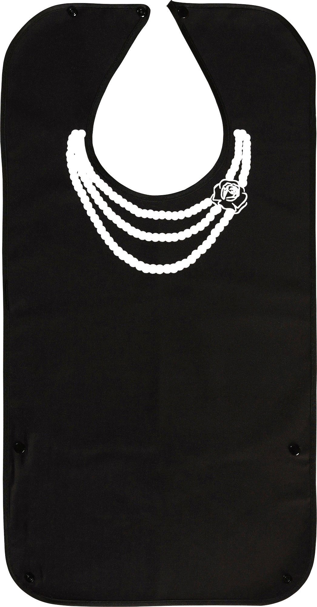 Speiseschürze Speiseschürze mit Auffangschale, (1-tlg), Motiv: Halskette
