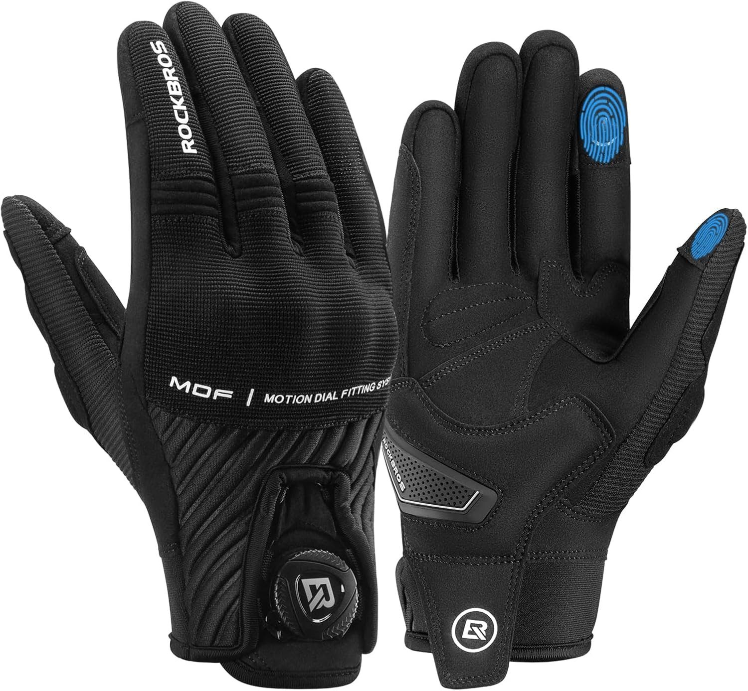 ROCKBROS Fahrradhandschuhe Motorrad-Sommerhandschuhe Herren mit Touchscreen atmungsaktiv