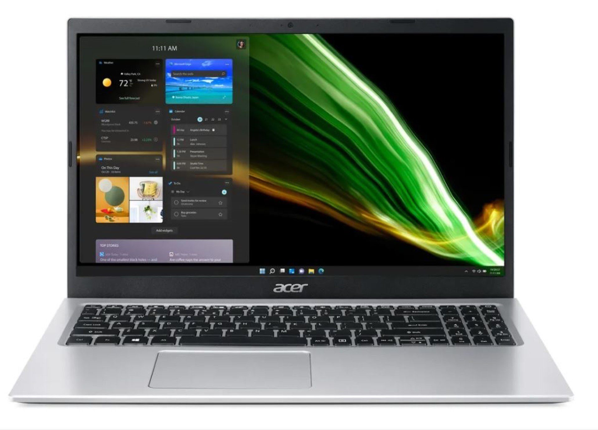 Acer Aspire 3 Office 2021, inkl. Tasche & Maus Notebook (Intel Celeron  N5100, Intel UHD Graphics, 1000 GB HDD)