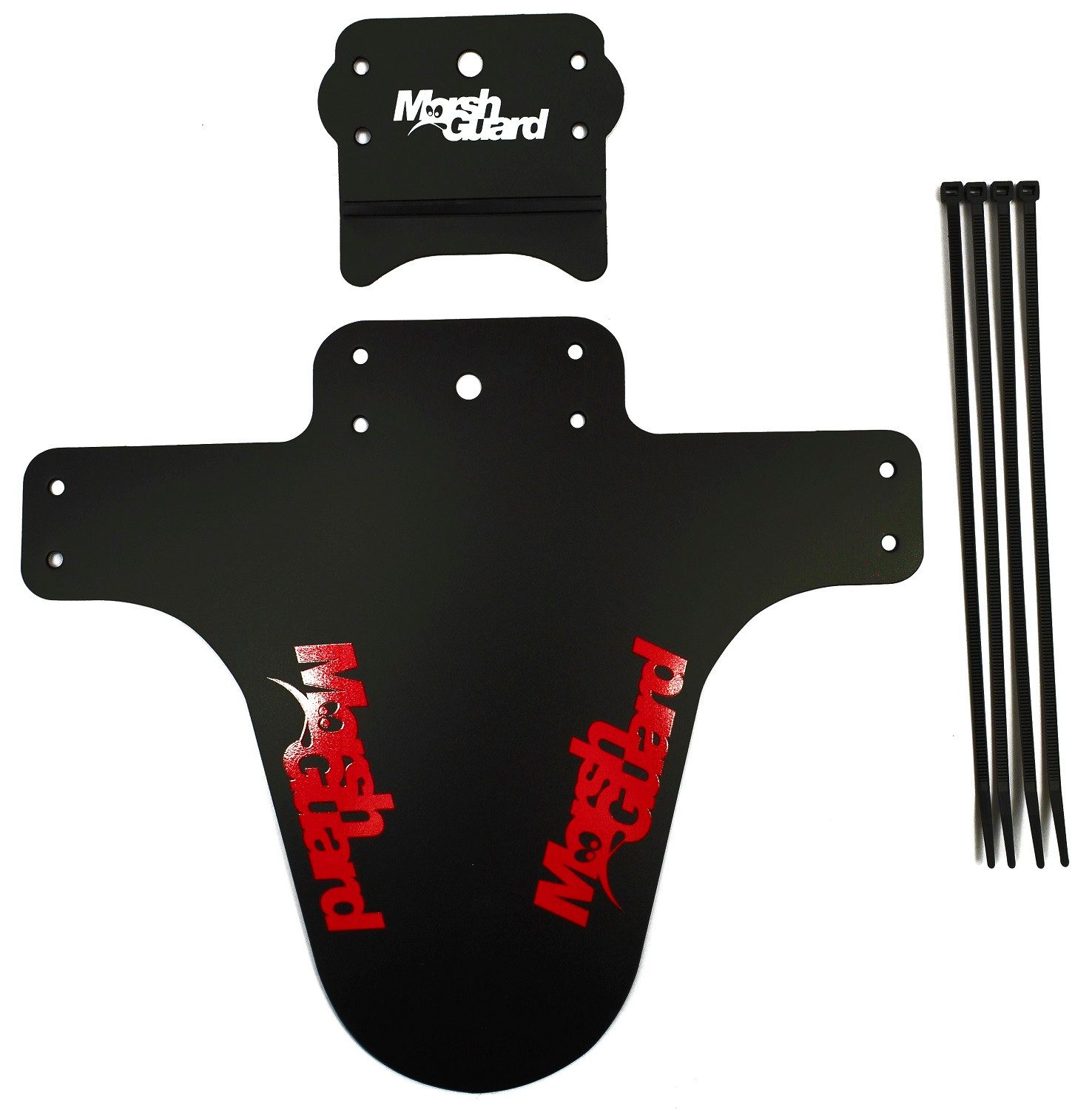 Marsh Guard Schutzblech Marsh Guard Plus Mud Schutzblech Fender Schwarz/Logo ROT