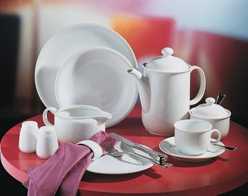 Seltmann Weiden Geschirr-Set Milchkännchen 6 Personen Compact weiss uni 00007 von Seltmann Weiden, Porzellan