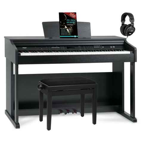 FunKey Digitalpiano DP-2688A E-Piano Set - 88 anschlagsdynamische Tasten - Hammermechanik (Spar-Set, inkl. Klavierbank, Kopfhörer & Schule), Lernfunktion, Record- & Playback-Funktion